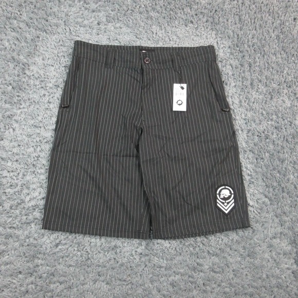 Metal Mulisha Other - Metal Mulisha Shorts Mens 32 Crooked 2 Pinstripe Hybrid Boardshorts 34x11* NWT